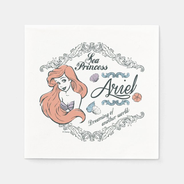 Ariel | Dreaming of Another World Napkin (Front)