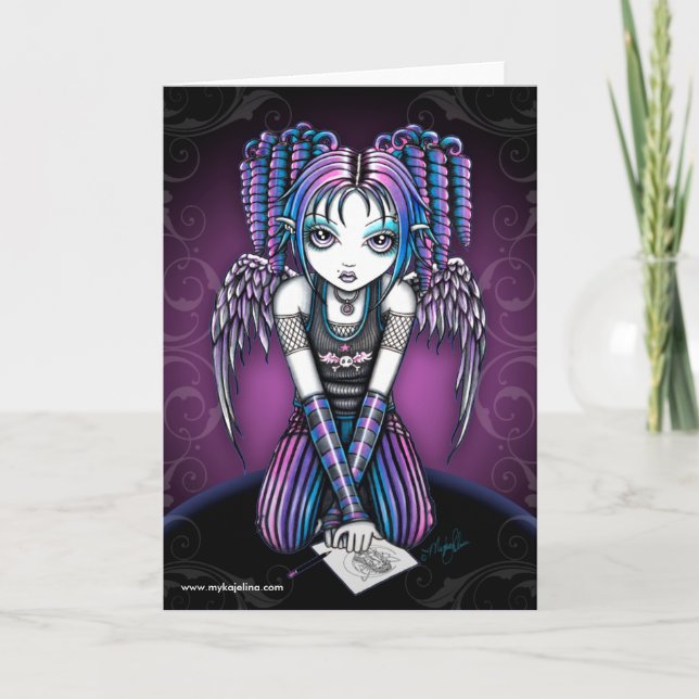 Ariel Emo Angel Card (Front)