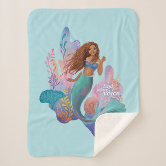 Ariel Find Your Voice Sherpa Blanket