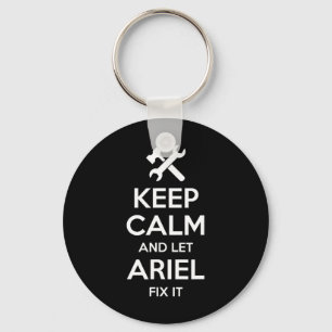 Ariel Fix Quote Funny Birthday Personalized Name G Keychain