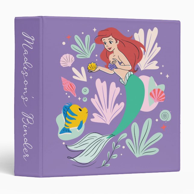 Ariel & Flounder’s Undersea Shell-abration! Binder (Front/Spine)