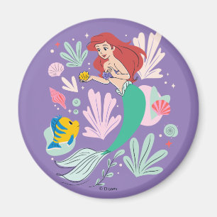 Ariel & Flounder’s Undersea Shell-abration! Magnet