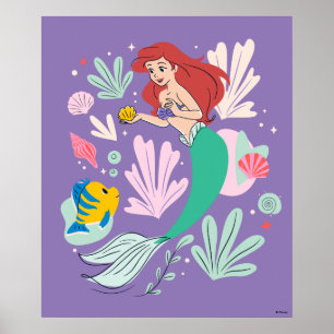 Ariel & Flounder’s Undersea Shell-abration! Poster