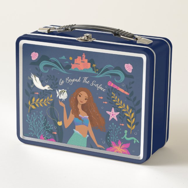 Ariel Go Beyond the Surface Metal Lunch Box (Front)