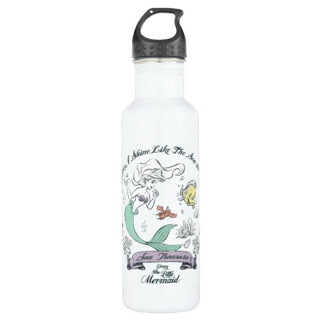Ariel | I Shine Like the Sea 710 Ml Water Bottle (Front)