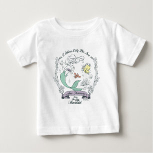 Ariel   I Shine Like the Sea Baby T-Shirt
