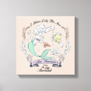 Ariel   I Shine Like the Sea Canvas Print