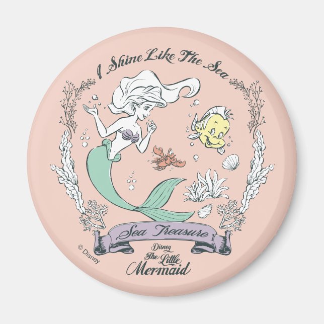 Ariel | I Shine Like the Sea Magnet (Front)