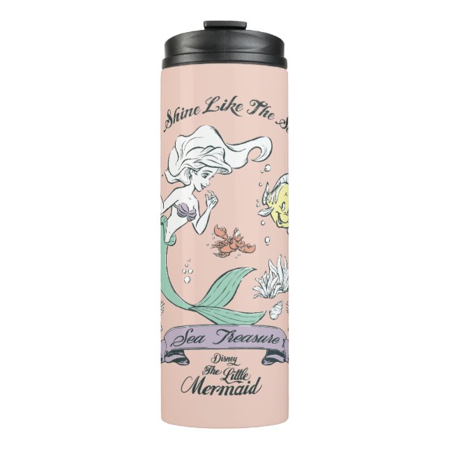 Ariel | I Shine Like the Sea Thermal Tumbler (Front)