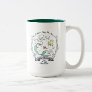Ariel   I Shine Like the Sea Two-Tone Coffee Mug
