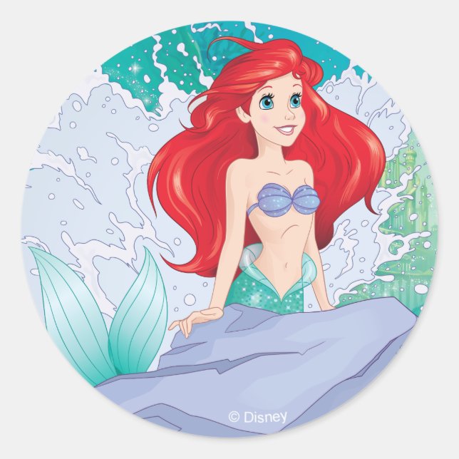 Ariel | Let's Do This Classic Round Sticker (Front)