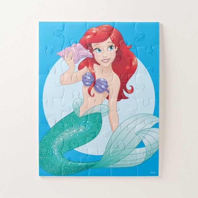 Ariel Listening to Sea Shell Jigsaw Puzzle (Vertical)