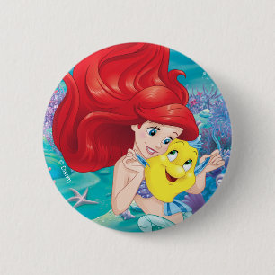 Ariel   Make Time For Buddies 2 Inch Round Button