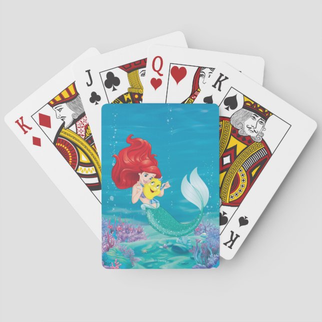 Ariel | Make Time For Buddies Playing Cards (Back)