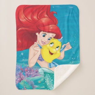 Ariel   Make Time For Buddies Sherpa Blanket