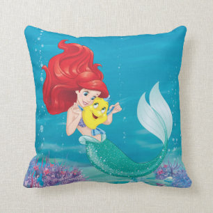 Ariel   Make Time For Buddies Throw Pillow