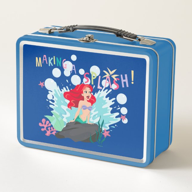 Ariel | Making A Splash! Metal Lunch Box (Front)