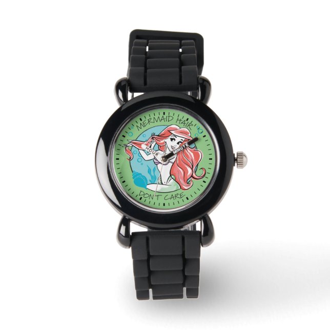 Ariel "Mermaid Hair Don't Care" Watch (Front)