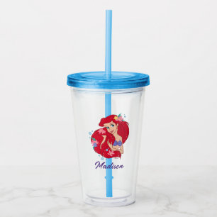 Ariel Ocean Beauty Bloom Acrylic Tumbler