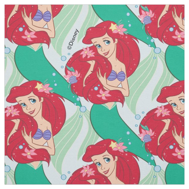 Ariel Ocean Beauty Bloom Fabric (Swatch)