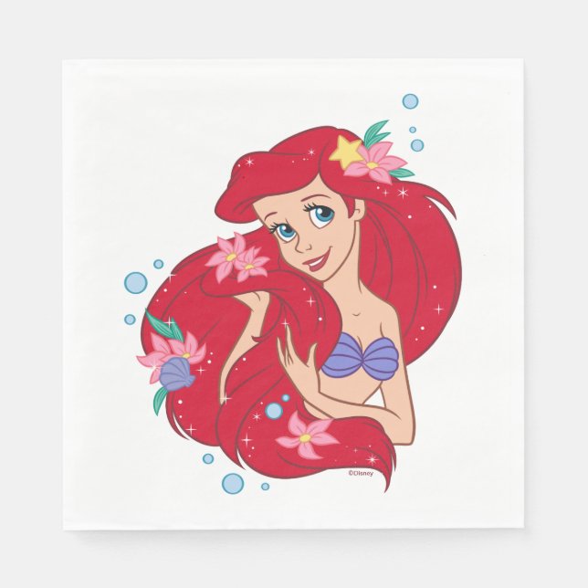 Ariel Ocean Beauty Bloom Napkin (Front)