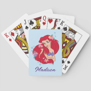 Ariel Ocean Beauty Bloom Playing Cards
