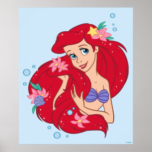 Ariel Ocean Beauty Bloom Poster
