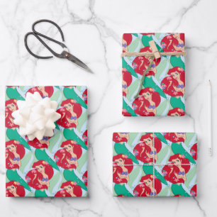 Ariel Ocean Beauty Bloom Wrapping Paper Sheet