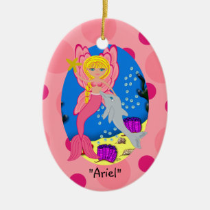Ariel Pink Merfaery Ornament