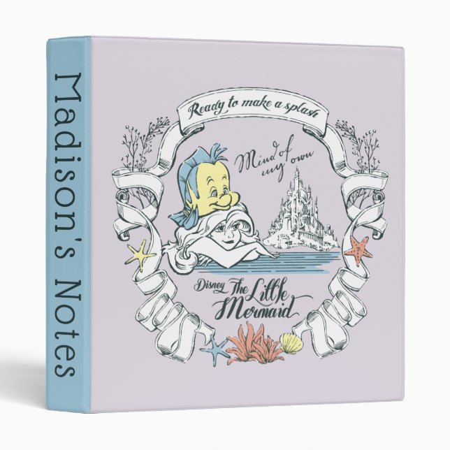 Ariel | Ready to Make a Splash Binder (Front/Spine)