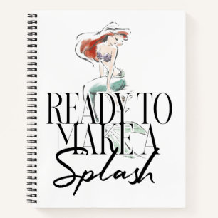 Ariel   Ready To Make A Splash Notebook