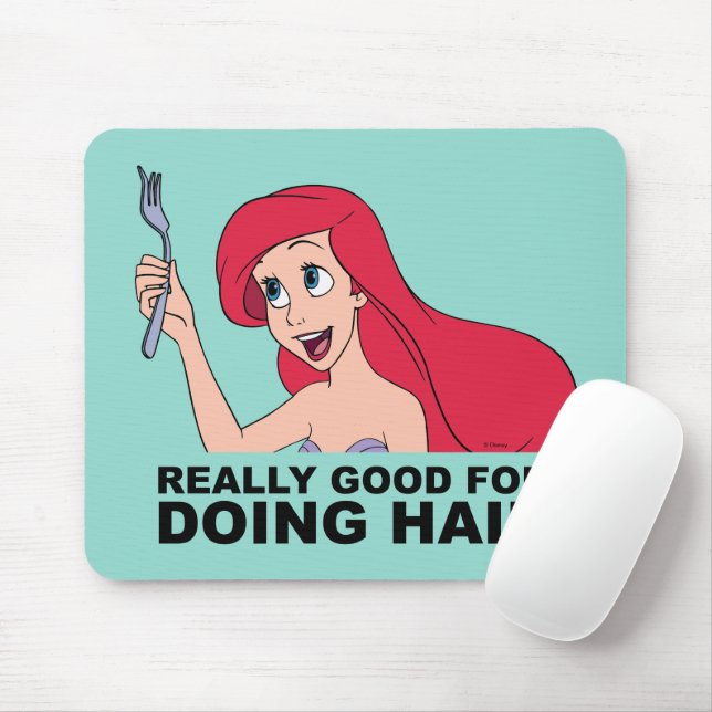 Ariel | Really Good for Doing Hair Mouse Pad (With Mouse)