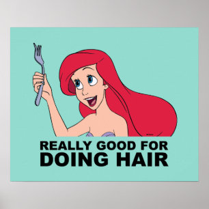 Ariel   Really Good for Doing Hair Poster
