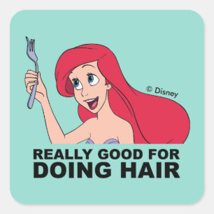 Ariel   Really Good for Doing Hair Square Sticker