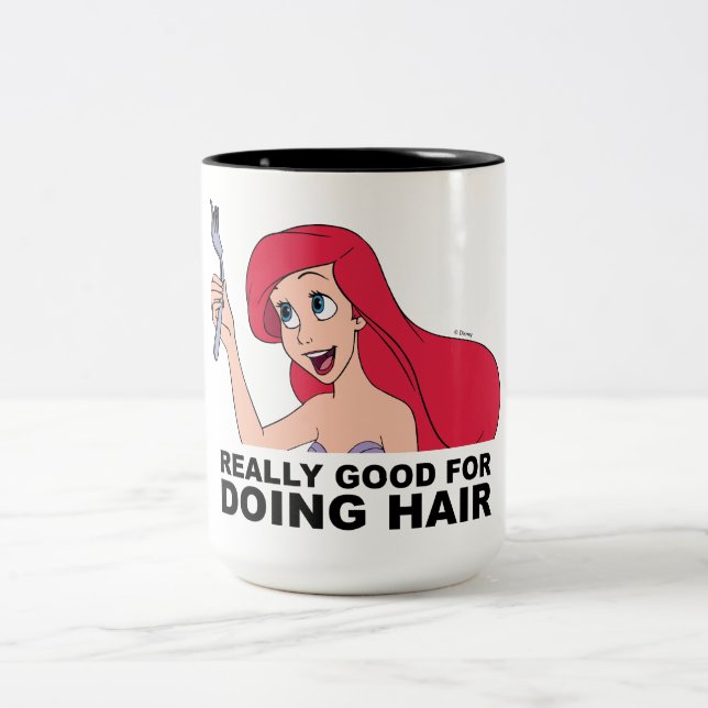 Ariel | Really Good for Doing Hair Two-Tone Coffee Mug (Center)