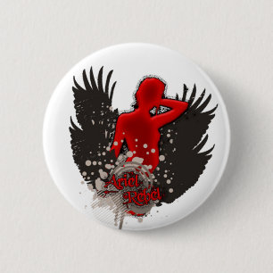 Ariel Rebel Flying logo - button