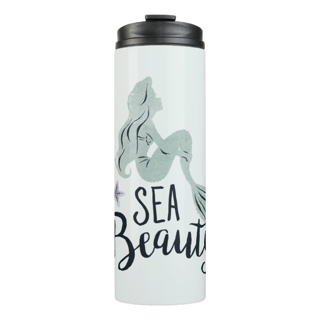 Ariel Silhouette "Sea Beauty" Thermal Tumbler (Front)