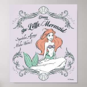 Ariel   Sparkles Always Make Waves Poster