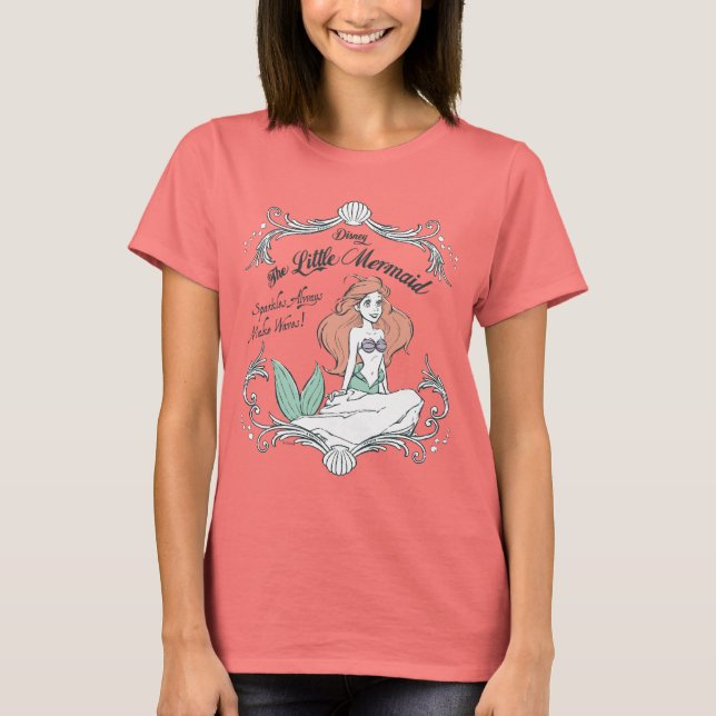 Ariel | Sparkles Always Make Waves T-Shirt (Front)