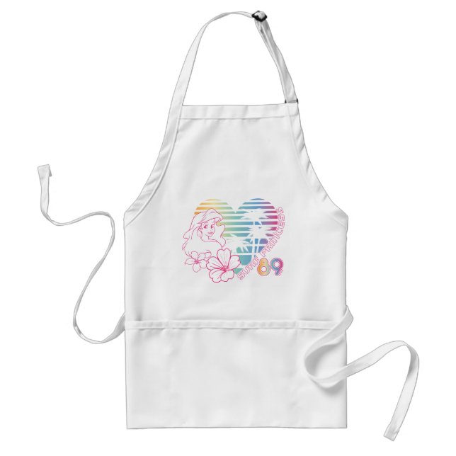 Ariel Surf Princess 89 Tropical Heart Standard Apron (Front)