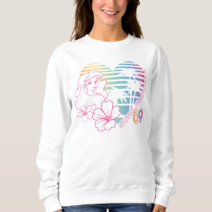 Ariel Surf Princess 89 Tropical Heart Sweatshirt