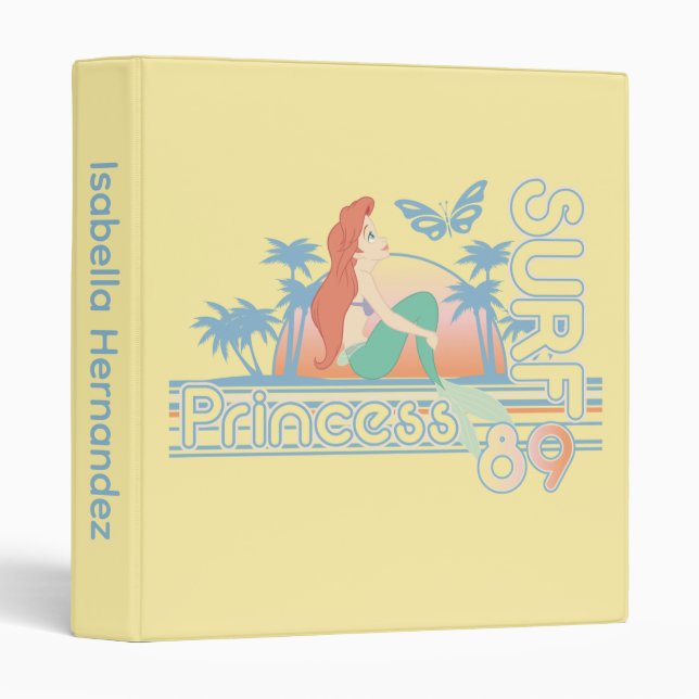 Ariel Surf Princess 89 Tropical Sunset Binder (Front/Spine)