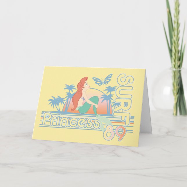 Ariel Surf Princess 89 Tropical Sunset Card (Front)