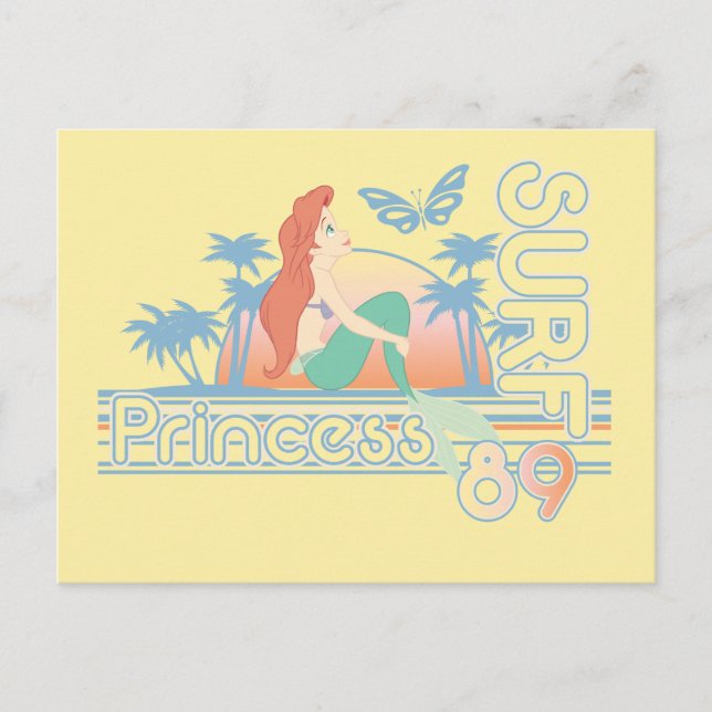 Ariel Surf Princess 89 Tropical Sunset Postcard (Front)