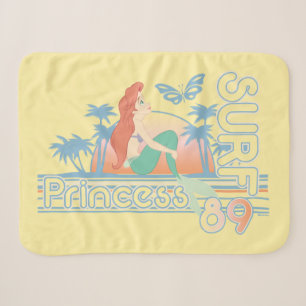 Ariel Surf Princess 89 Tropical Sunset Sherpa Blanket