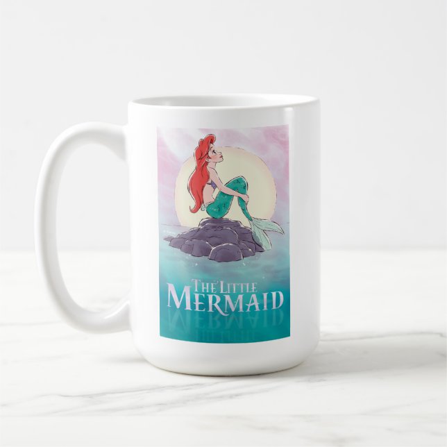 Ariel | The Little Mermaid - Pearlescent Princess Coffee Mug (Left)