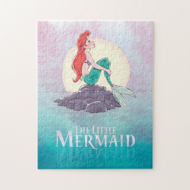 Ariel | The Little Mermaid - Pearlescent Princess Jigsaw Puzzle (Vertical)