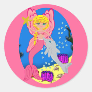 Ariel the Merfaery Envelope Seal Sticker