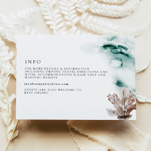 ARIEL Tropical Ocean Marine Beach Details Card