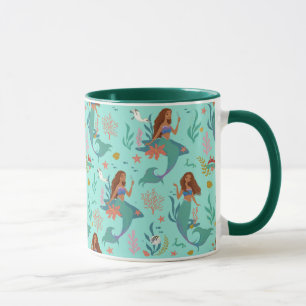 Ariel Undersea Adventure Pattern Mug